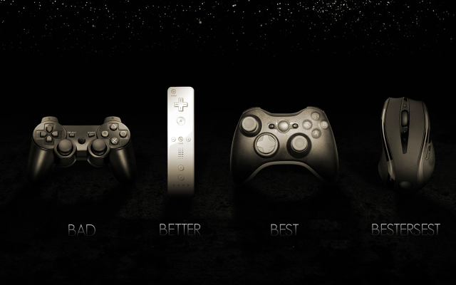 Controllers dark rest free wallpaper - medium preview image