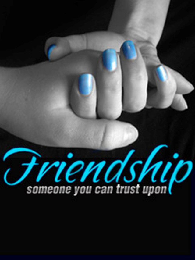 Person holding hand blue fingernails free wallpaper - medium preview image