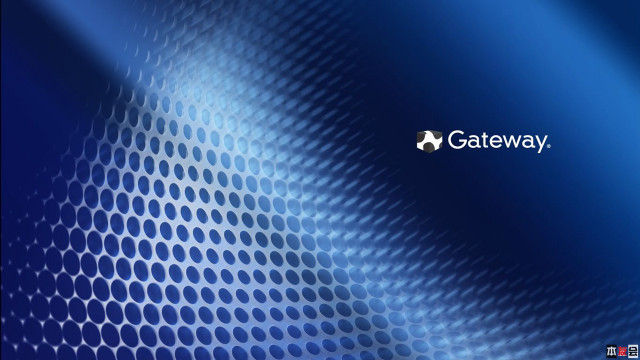 Blue background white black logo #2 free wallpaper for desktop - medium preview image