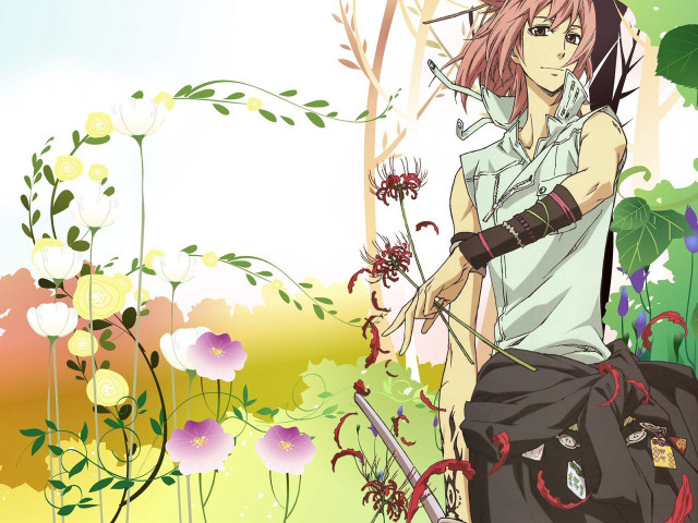 Pink haired girl white shirt #2 free wallpaper - medium preview image