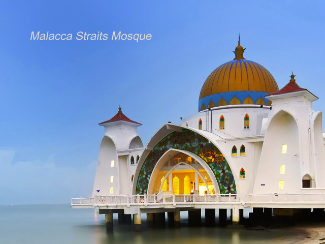 White building dome ocean pier free wallpaper - medium preview image