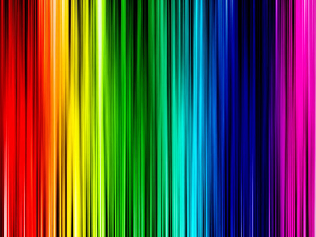 Rainbow vertical lines black background free wallpaper - medium preview image