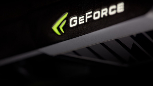 Black white geforce device closeup free wallpaper - medium preview image