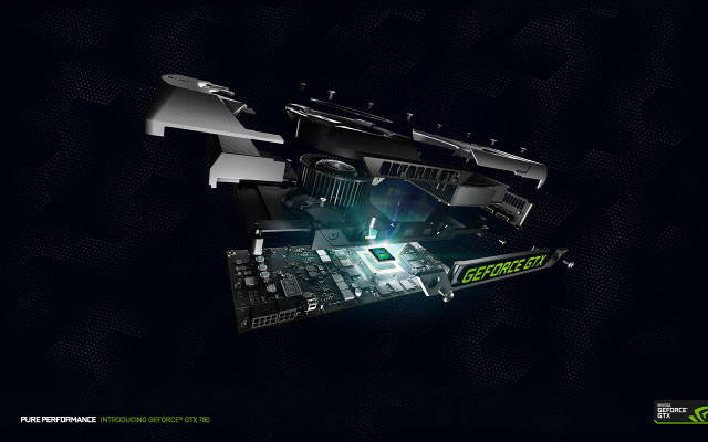 Motherboard green arrow black background free wallpaper - medium preview image