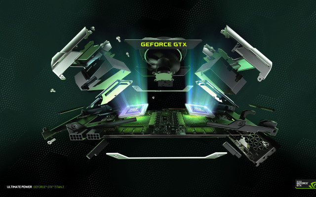 Futuristic computer processor green background free wallpaper - medium preview image