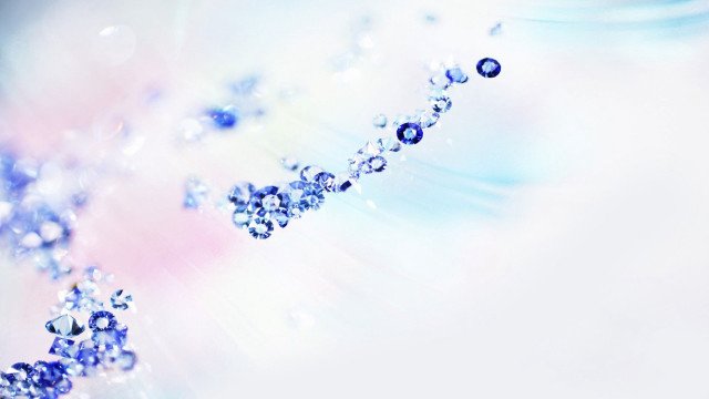 Blue diamond closeup white background free wallpaper - medium preview image