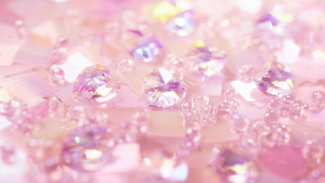 Pink diamonds closeup tabletop background #2 free wallpaper - medium preview image
