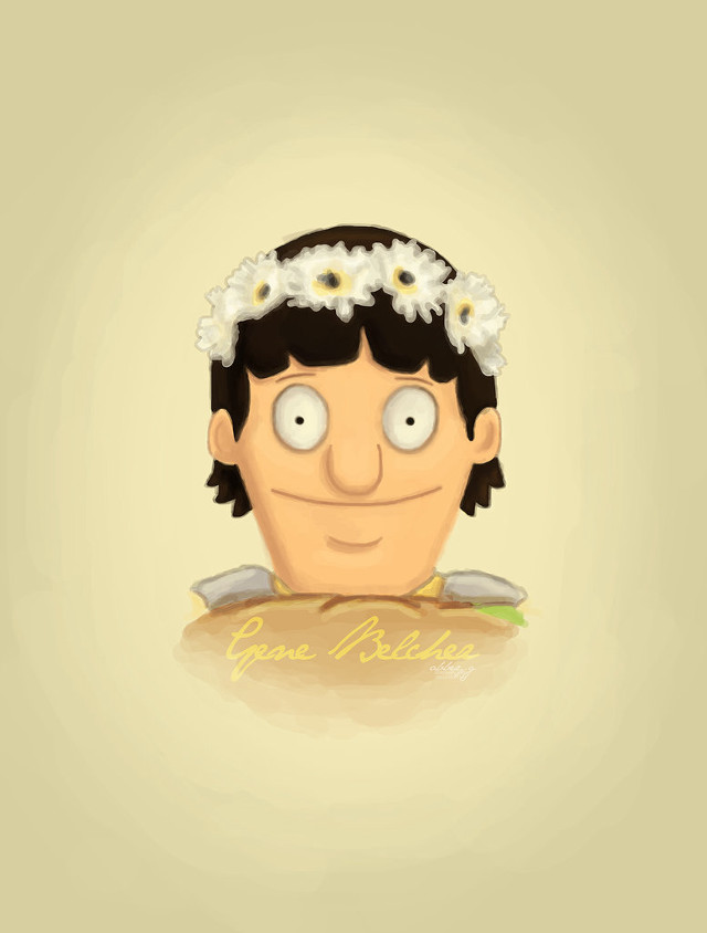 Cartoon character flower hair name free wallpaper - medium preview image