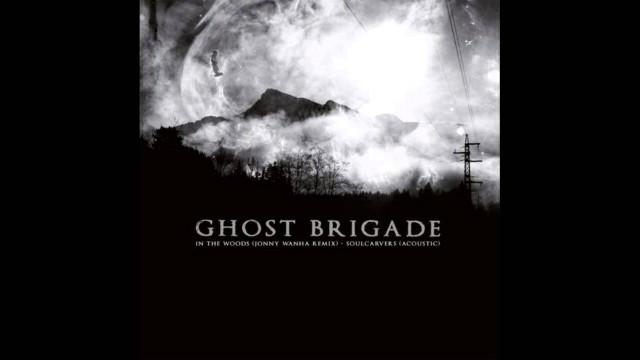 Black white mountain sky ghost free wallpaper - medium preview image