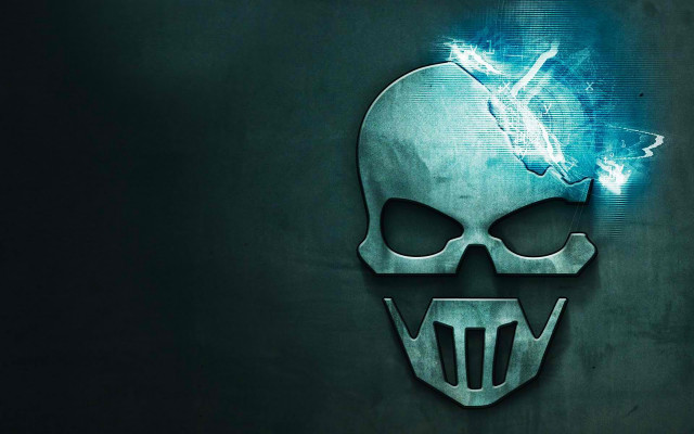 Skull cigarette lightning bolt mouth free wallpaper - medium preview image