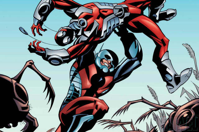 Man red black suit running #3 free wallpaper - medium preview image