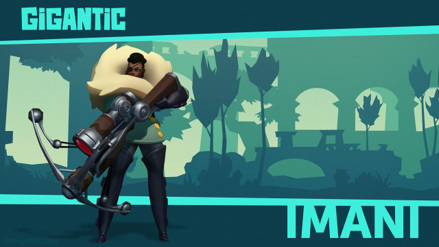 Man holding giant robot arm free wallpaper - medium preview image