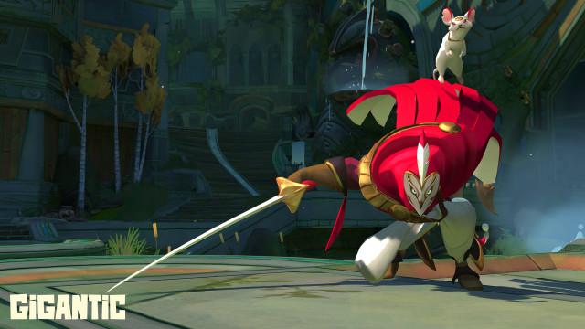 Cartoon character sword giant red free wallpaper - medium preview image