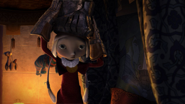 Cartoon character room lamp curtain free wallpaper - medium preview image