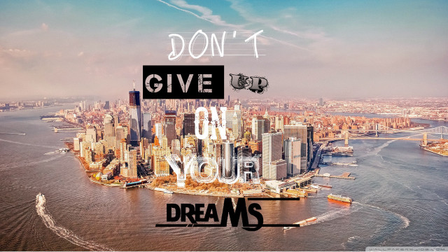 City dreams quote dont give free wallpaper - medium preview image
