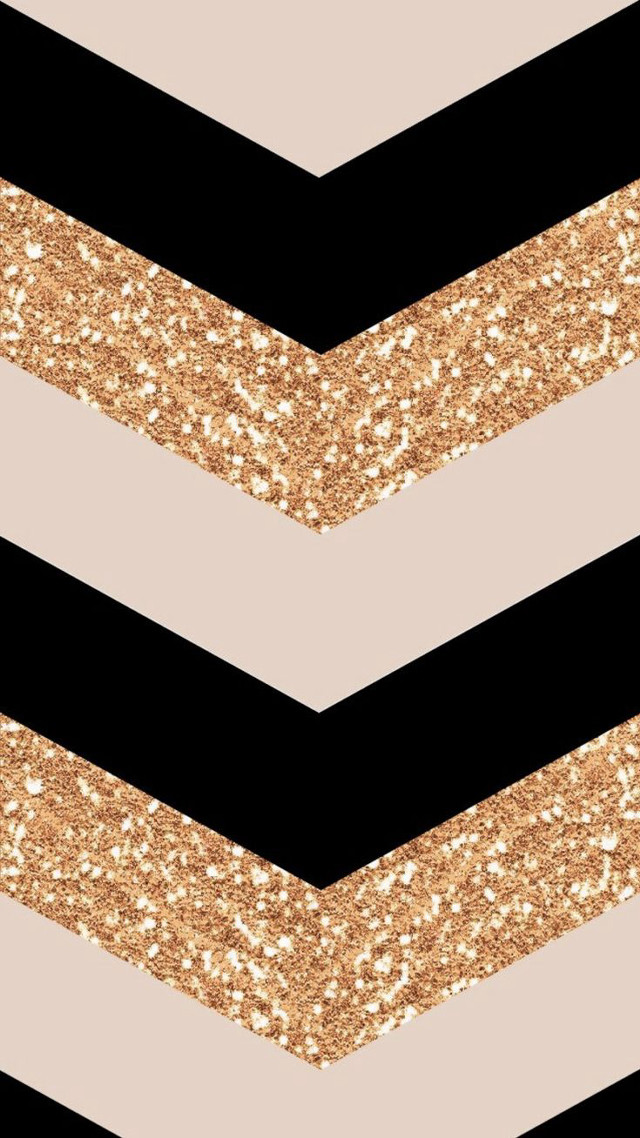 Black gold chevron glitters stripes free wallpaper - medium preview image