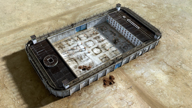 Large crate items dirt floor free wallpaper - medium preview image