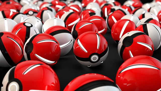 Red white balls black white free wallpaper - medium preview image