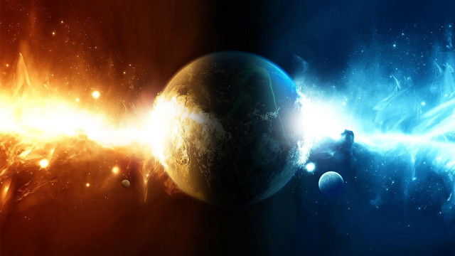 Space scene planet star background #4 free wallpaper - medium preview image