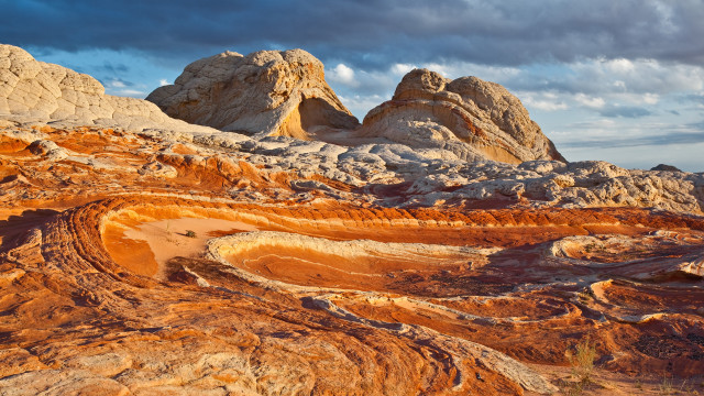 Rocks dirt sky background clouds free wallpaper for desktop - medium preview image