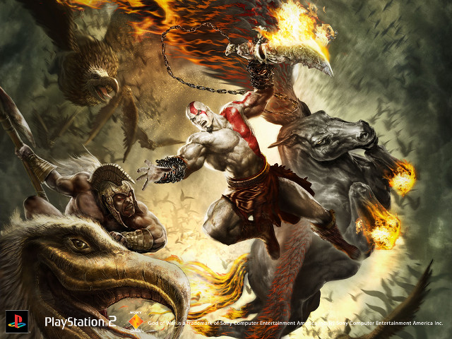 Man riding dragon demon horse free wallpaper - medium preview image