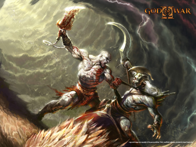 Man sword demon mountain lightning free wallpaper - medium preview image