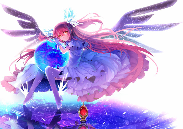Girl long hair sitting rock free wallpaper - medium preview image