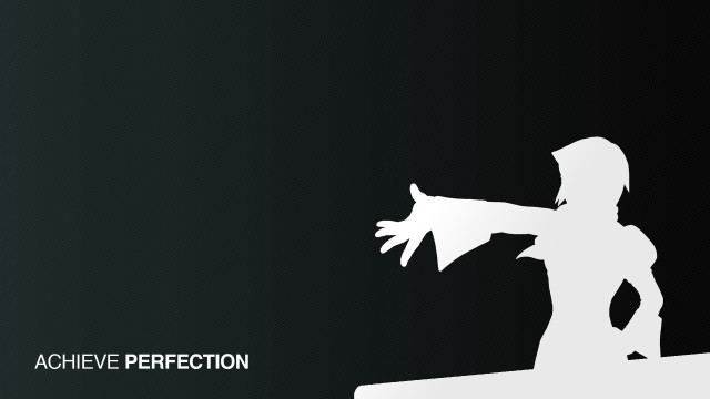 Silhouette person knife achieve perfection free wallpaper - medium preview image