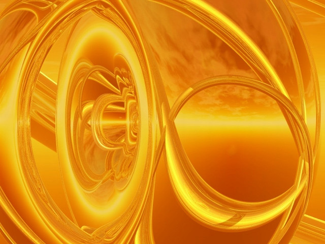 Yellow abstract background spiral design free wallpaper - medium preview image