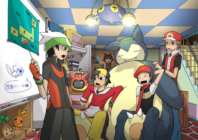 Group people room pokemon character free wallpaper - medium preview image