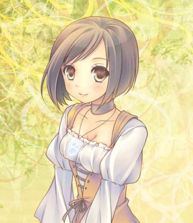 Woman white dress brown bag free wallpaper - medium preview image