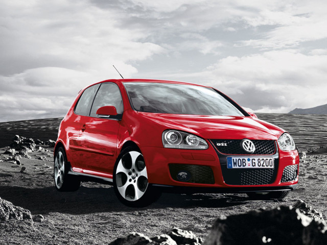Red car rocky desert mountain free wallpaper - medium preview image
