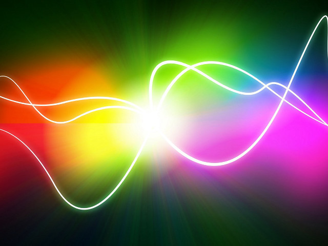 Colorful background wave of light #2 free wallpaper - medium preview image