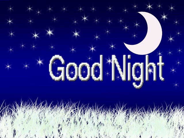 Good night stars aurora moon free wallpaper - medium preview image