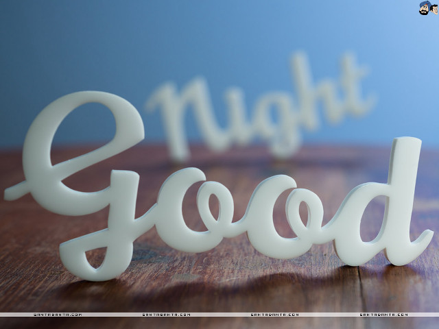 Wooden table good night bird free wallpaper - medium preview image