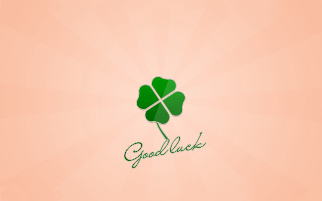 Green clover good luck leaf #2 free wallpaper - medium preview image