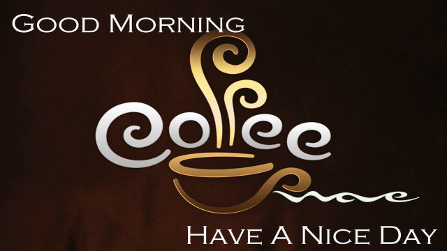 Coffee cup swirly good morning #3 free wallpaper - medium preview image