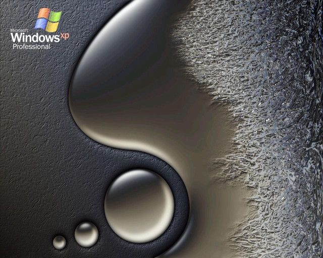 Black silver background yin yang free wallpaper - medium preview image