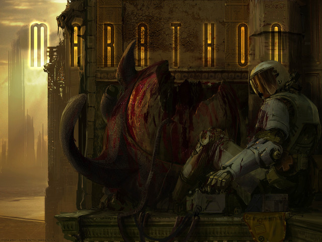 Man bench giant animal city free wallpaper - medium preview image