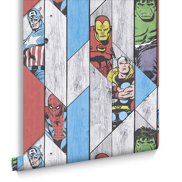 Wooden wall avengers captain america free wallpaper - medium preview image