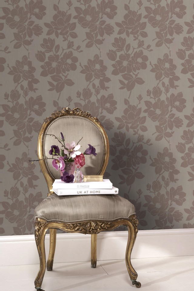 Chair book vase flowers wallpapered free wallpaper - medium preview image