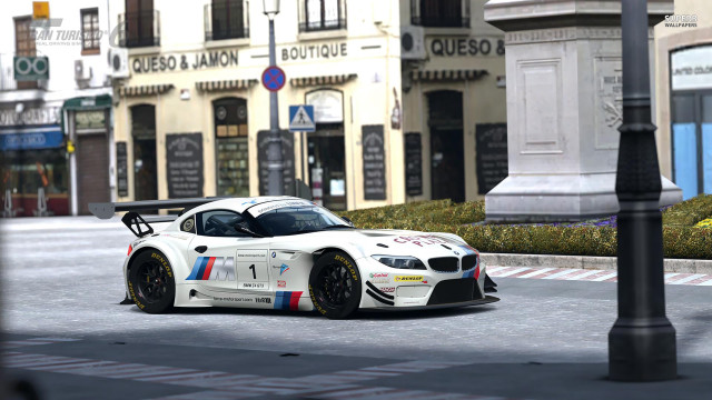 White car tokyo street clock free wallpaper - medium preview image