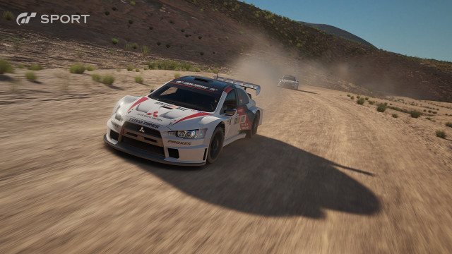 Car dirtroad desert hill sky free wallpaper - medium preview image