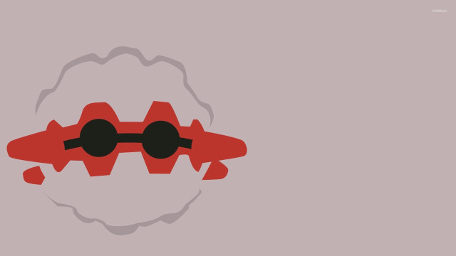 Red black object white circle free wallpaper - medium preview image