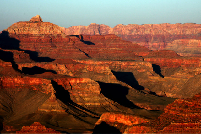 Large canyon steep cliff autumn free wallpaper - medium preview image