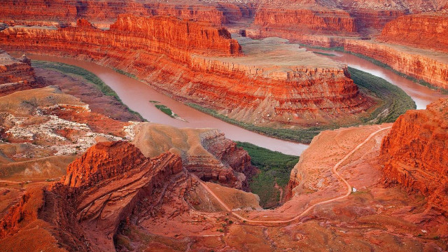 River canyon mountains cliffs nature #2 free wallpaper - medium preview image