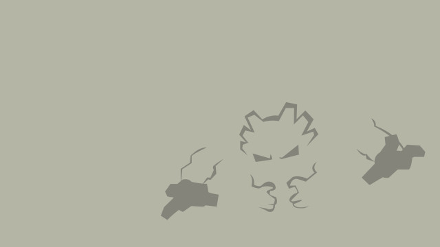 Gray wall clock shadow face free wallpaper - medium preview image