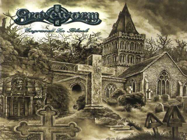 Church cross cemetery background foreground free wallpaper - medium preview image