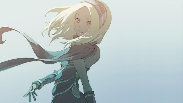 Woman long hair scarf around free wallpaper - medium preview image