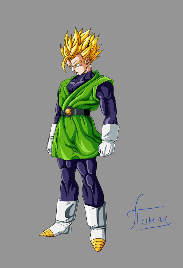 Dragon green outfit yellow shoes free wallpaper - medium preview image